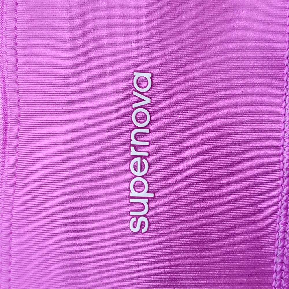 adidas Gray Athletic Shorts with Pink Waistband - Picture 13 of 13